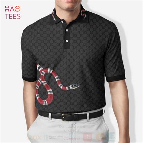 gucci bee logo polo shirt|gucci polo shirt snake.